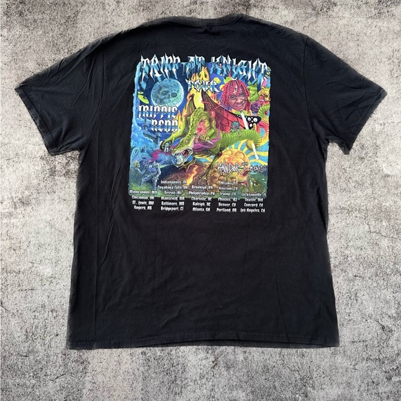 Trippie Red ‘Trip At Knight’ American Tour 2021 T-Shirt - Picture 2 of 12